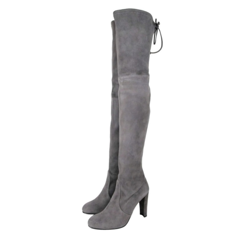 Stuart Weitzman Women Highland Slate Suede Overtheknee Boot